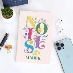 Floral Notes Personalized Notebook - Pink-picture-3