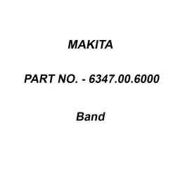 Makita Band Suitable For EBH340U, Part No 6347.00.6000-picture-22