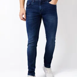 SPYKAR Men Slim Fit Low-Rise Light Fade Cotton Jeans-picture-12