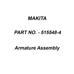 Makita 220-240 V Armature Assembly for M9513B, Part No 515548-4-picture-9