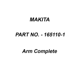 Makita Arm Complete Suitable For 9031, Part No 165110-1-picture-38