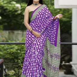 Anouk Rustic Paisley Bagru Saree-picture-18