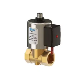 Uflow 24 V DC 3/2 Way Direct Acting Brass Solenoid Valve TBN104NNDW012V0-23