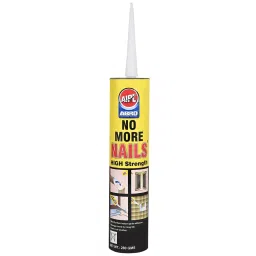 ABRO No More Nails High Strength Sealant Silicone ‎White 280 g for Crack & Gap Filling, Waterproofing, DIY Home Repair, NN-975-1