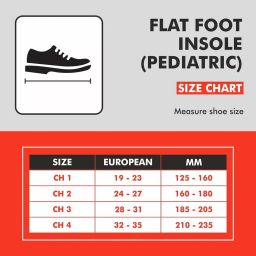 Samson Flat Foot Insole Paediatric (Pair) CH4, FC-4017 image 4