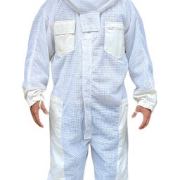 RAHBAN Ventilated Mesh Bee Suit – 3 Layer Mesh Net with Ultra Protection from Bee Sting/Breathable Full Suit with Air Circulation (L) image 1