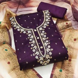 SHADOW & SAINING Semi-Stitched Dress Material-picture-36