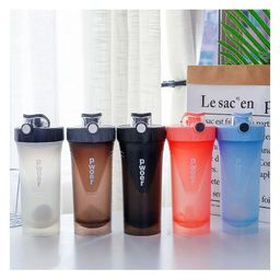 YAMAMA Anti Leak Spill Proof Sports Shaker Sipper Bottle with Blender Ball 700 ml (Color May Vary)-image-87