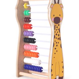 United Agencies Wooden Abacus Giraffe - Multicolour-15