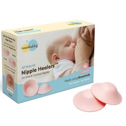 Nasobuddy Nipple Healers for Sore and Cracked Nipples, Heals naturally with breastmilk, No Creams No shields necessary.-23