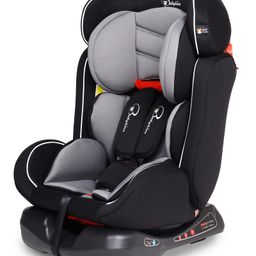 Babykins BK1004: ECE R44/04 Safety Certified Convertible Car Seat for Kids, 3 Recline Position (Age:0-12y) (Black & Grey) (SEAT Belt Installation ONLY)-image-3