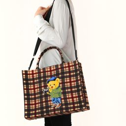 Kolorobia Eye Catching Tote Handbag Embroidered-Brown Shoulder Bag For Women-image-94
