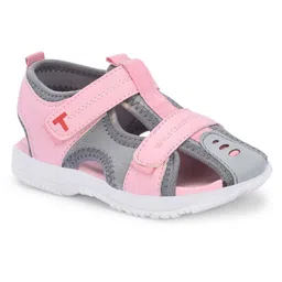 TUSKEY Cut Out Detailed Sandals - Pink-picture-5