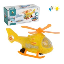 AKN TOYS Flying Trip Electric Helicopter With Light and Sound - Pack of 1 - Color May Vary-10