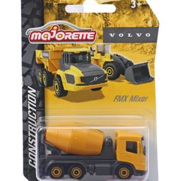 Majorette Volvo Fmx Die Cast Free Wheel Model Toy Mixer - Yellow-image-11