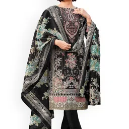 DRAVINAM Trends Floral Printed Pure Cotton Unstitched Dress Material-image-83