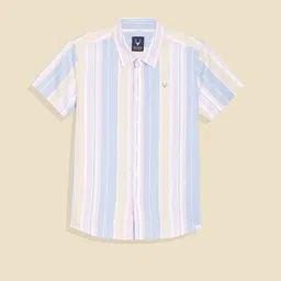 Allen Solly Junior Boys Multi Stripes Striped Casual Shirt-image-29