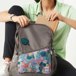 Wiki Back to School Brown Polyester Printed Backpack - 22 Ltrs-36