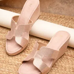 Rocia by Regal Women's Pink Casual Wedges-image-8