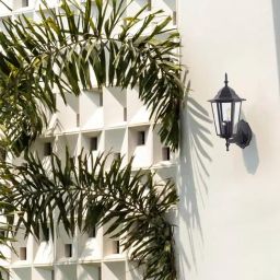 Whispering Homes Black Metal Retro Outdoor Wall Light - Small-image-81