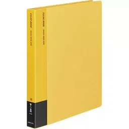 Kokuyo Φ23 mm A4-S Yellow Refillable Clear Book, La-730Y-42