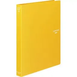 Kokuyo Φ23 mm A4 Portrait Yellow Refillable Clear Book, La-460Y-29