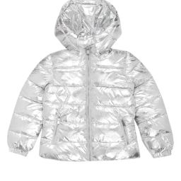Guess Kids Silver Regular Fit Quilted Jacket-image-28