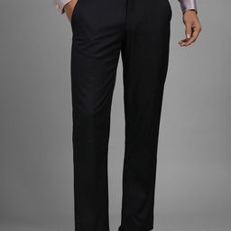 Louis Philippe Men Slim Fit Mid-Rise Trousers-picture-37