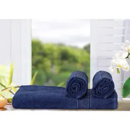 LORENA [3pc] 100% Cotton Super-Soft Terry Towels -1pc Bath, 2pc Hand (d`ross) solid-multi-image-25