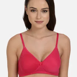 Mod & Shy Drak Pink Non Wired Padded T-Shirt Bra-picture-35