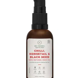 Juicy Chemistry Organic Chilly Horsetail & Black Seed Hair Oil - 30 ml-image-41