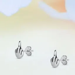 Anouk 925 Sterling Silver Contemporary Studs-image-18