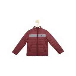 Allen Solly Junior Maroon Quilted Jacket-image-47