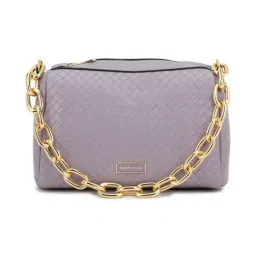 Van Heusen Purple Woven Medium Shoulder Bag-image-21