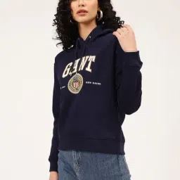 GANT Blue Printed Hoodie-image-51