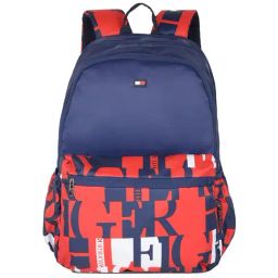 Tommy Hilfiger 29 Ltrs Navy & Red Large Laptop Backpack-image-102