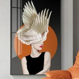 Smokey Cocktail Black Canvas Flying Mind Wall Art-image-91