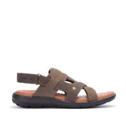 Woodland Men's Brown Back Strap Sandals-image-46
