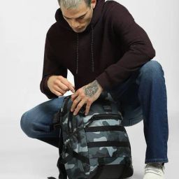 Jack & Jones Multicolor Camo 15 inch One Size Backpack-image-6