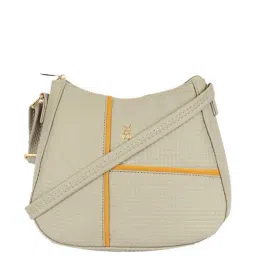 Baggit Grey Textured Medium Sling Handbag-78
