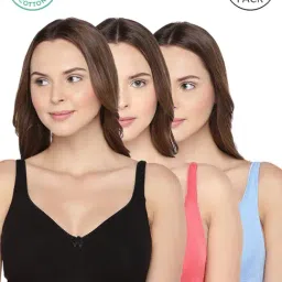 Inner Sense Multicolor Full Coverage Bra - Pack of 3-picture-42