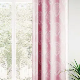 Bianca TREMEZZO Pink Faux Silk 5 Ft. Window Curtain-19