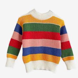 Little Surprise Box Kids Multi Blended Color Block Cardigan-image-43