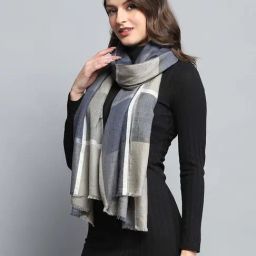 Monte Carlo Multicolored Printed Regular Fit Stole image 3