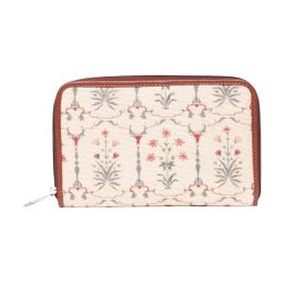 ZOUK Taj Nakashi Multicolor Printed Zip Around Wallet for Women image 4