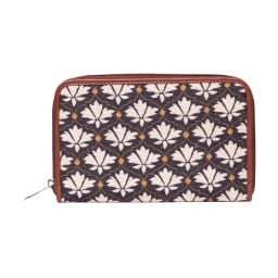 ZOUK Bidri Kaiser Multicolor Printed Zip Around Wallet for Women image 4
