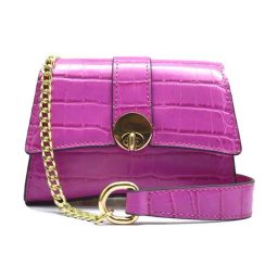 BELWABA Pink Textured Small Cross Body Bag-image-49