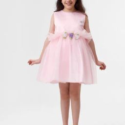 Kate & Oscar Girls Pink Dress-image-29
