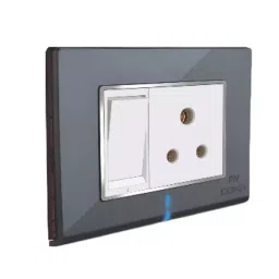 Cona StatuS 3 M Modular Plate Atom Grey Polycarbonate, 10703-12