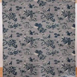 Mahua Pure Cotton Grey And Blue Printed Rug - 5Ft X 8Ft-20
